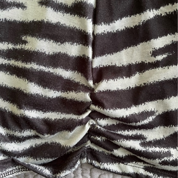 Self Esteem Zebra Print Sleeveless Top - Picture 2 of 4